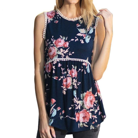 Sexy Floral Top with Accents . #truerosefashion