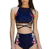 Push-Up Padded Print Bra - Women Swimwear (Bikini Set)